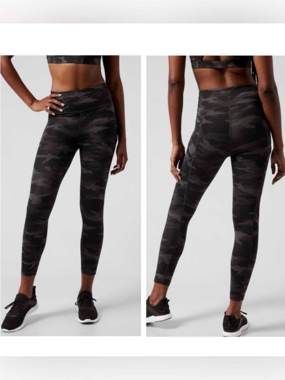 Athleta Ultimate Camo Stash Pocket 7/8 Tight | S